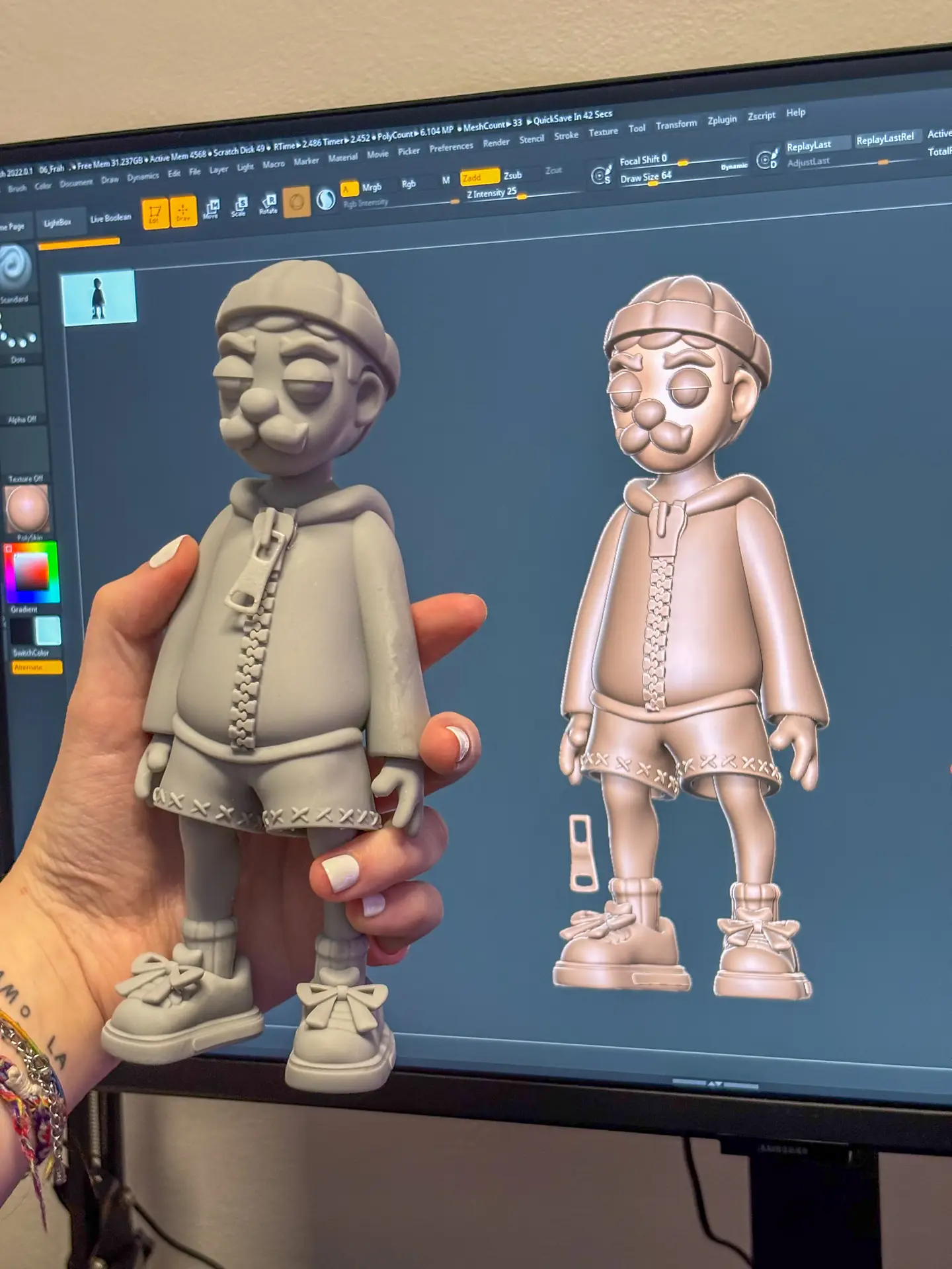 Frah #13: il mio primo Art Toy in resina